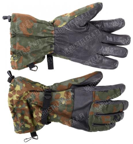 BW winter combat gloves, Flecktarn, surplus